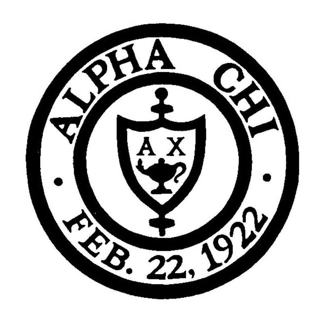 Alpha Chi seal